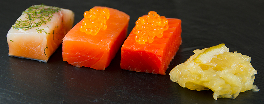 Räucherlachs und gebeizter Bio Lachs
