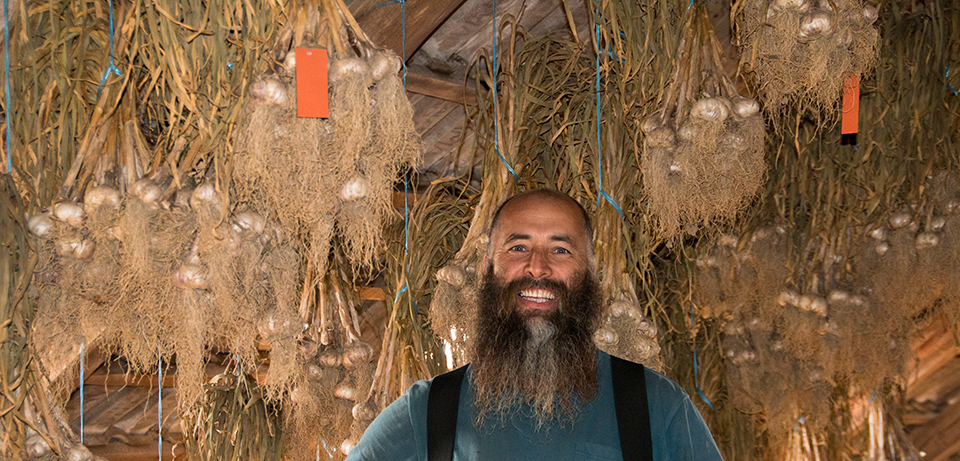 Knoblauchbauer aus Leidenschaft